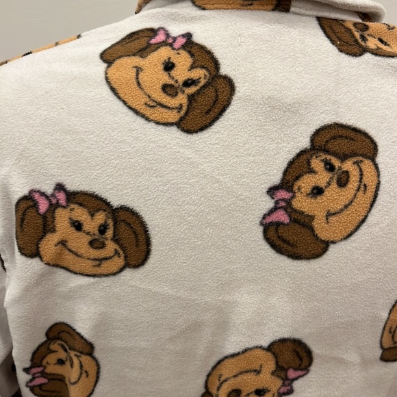 Aeropostale Monkey Print Robe - Large - Picture 5 of 8